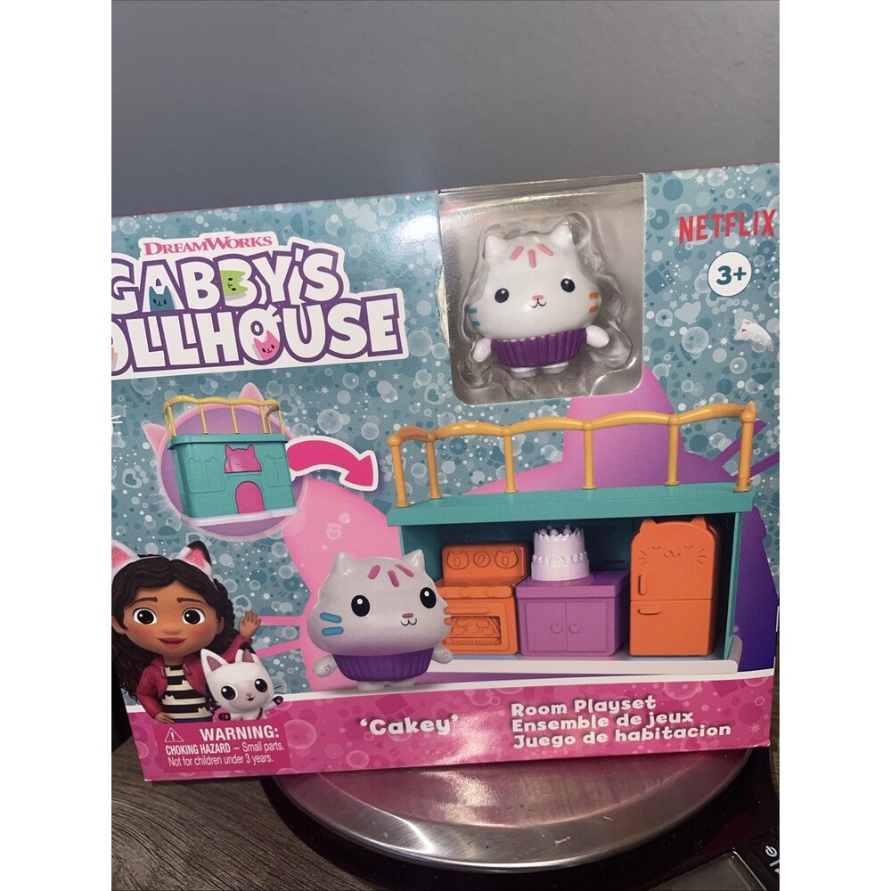 Gabby’s Dollhouse Cakey's Room Playset Mini Figure - Dreamworks Netflix - New